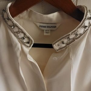 Pierre Balmain Silk  dress blouse